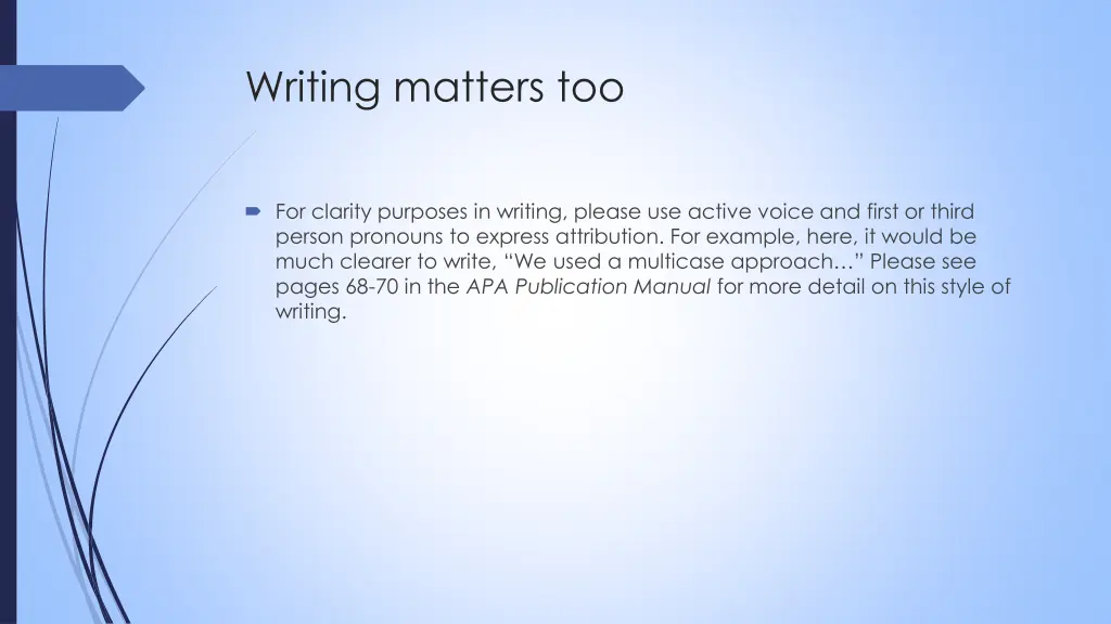 writing matters too