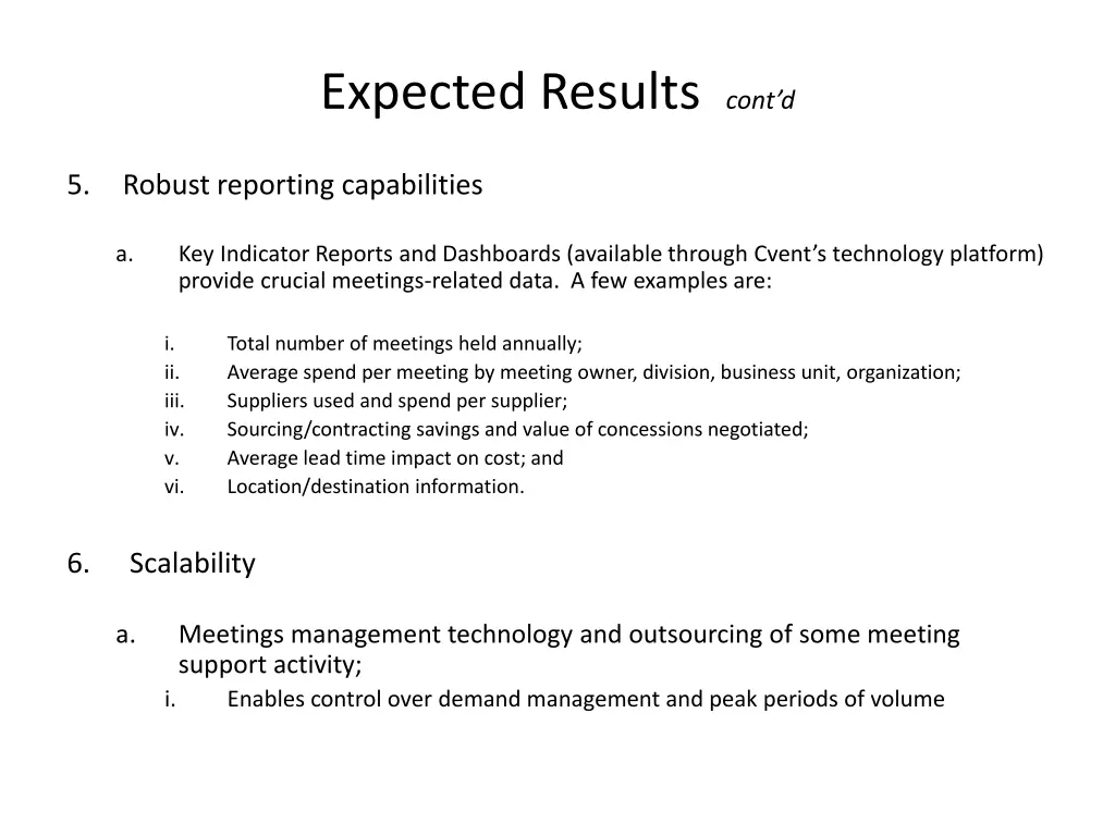 expected results cont d 1