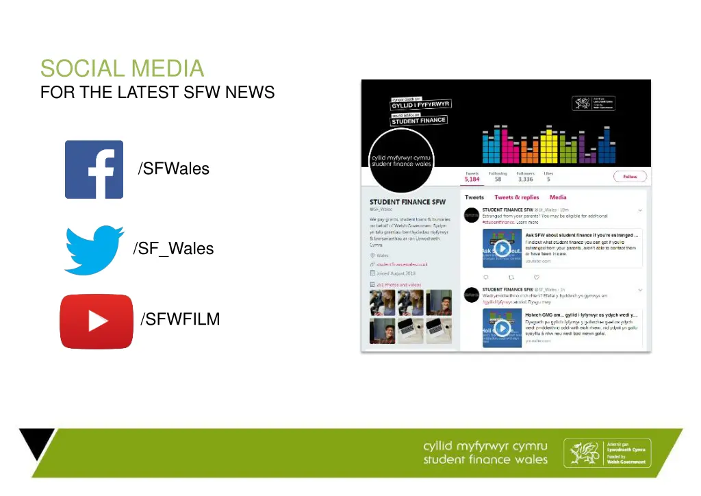 social media for the latest sfw news