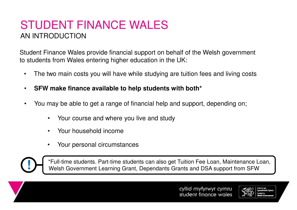 student finance wales an introduction 1