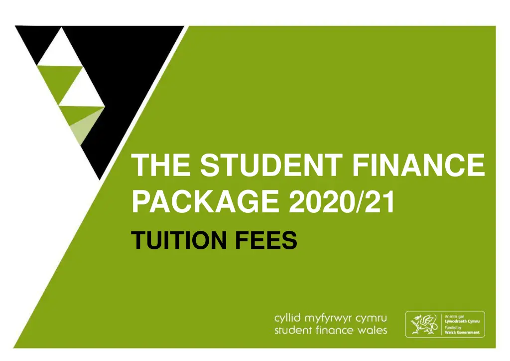 the student finance package 2020 21 tuition fees