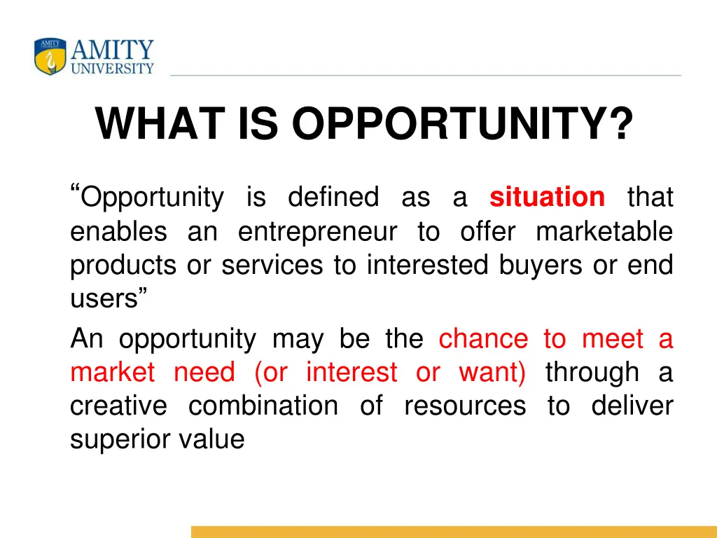 what is opportunity