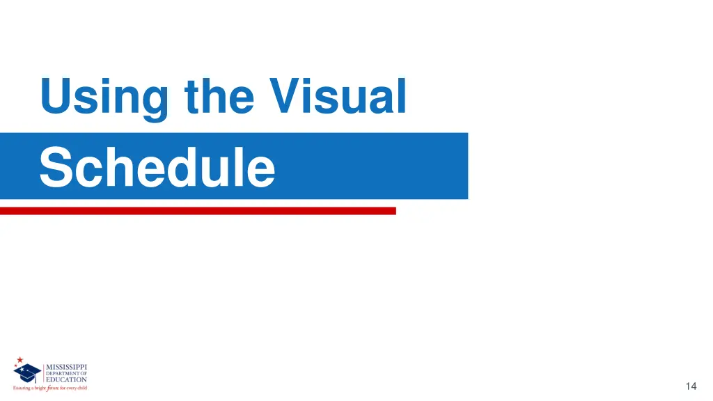 using the visual