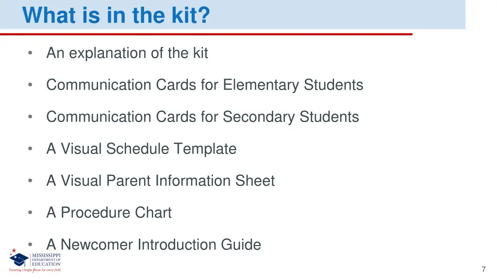 what is in the kit