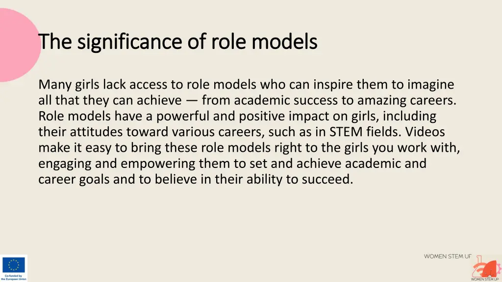the significance of role models the significance