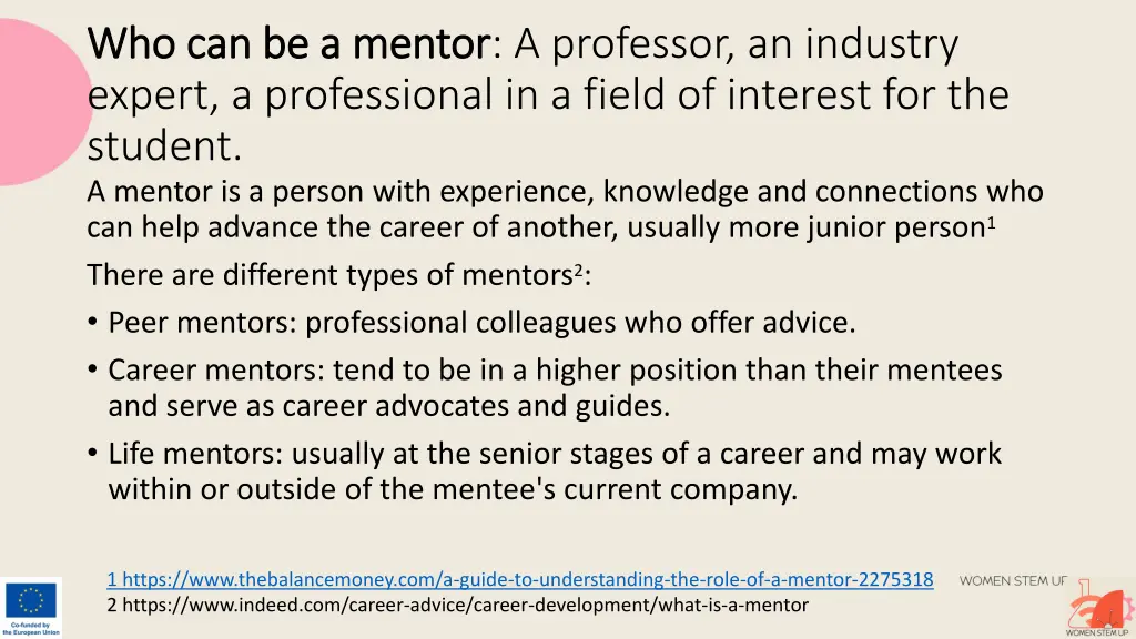 who can be a mentor who can be a mentor