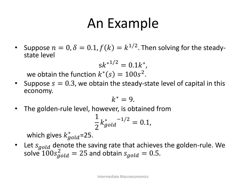 an example 1