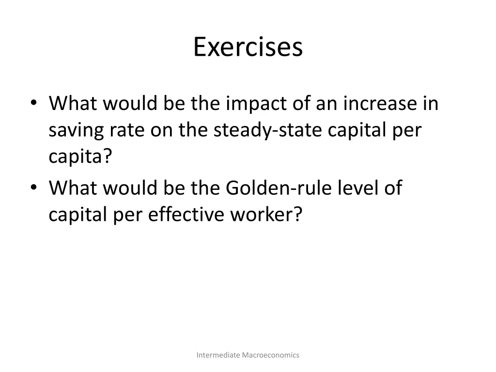 exercises