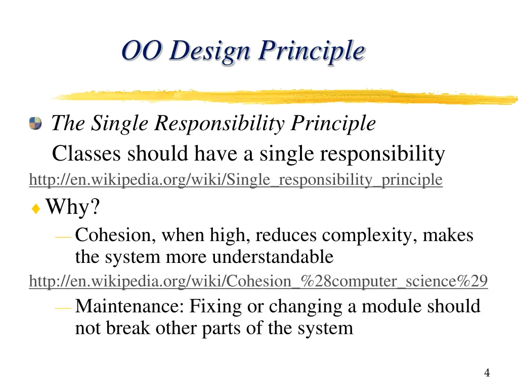 oo design principle
