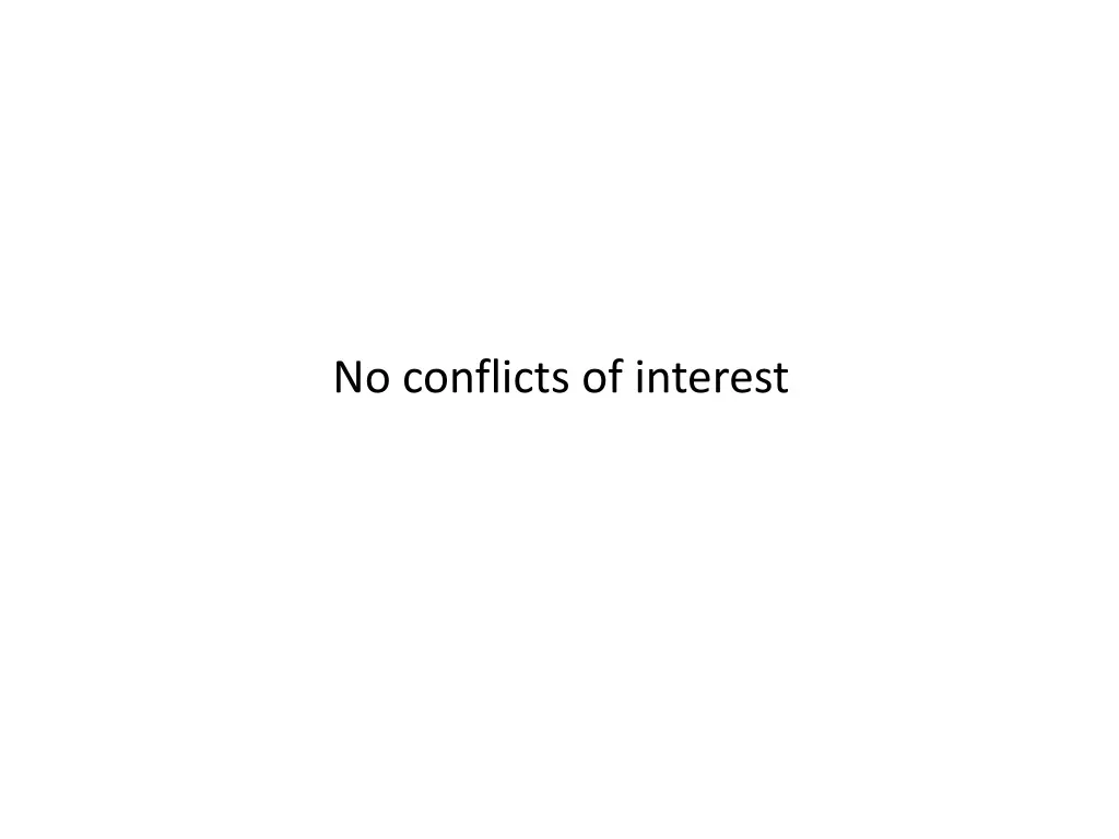 no conflicts of interest