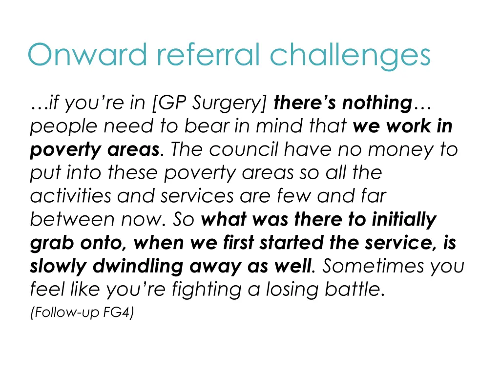 onward referral challenges 1