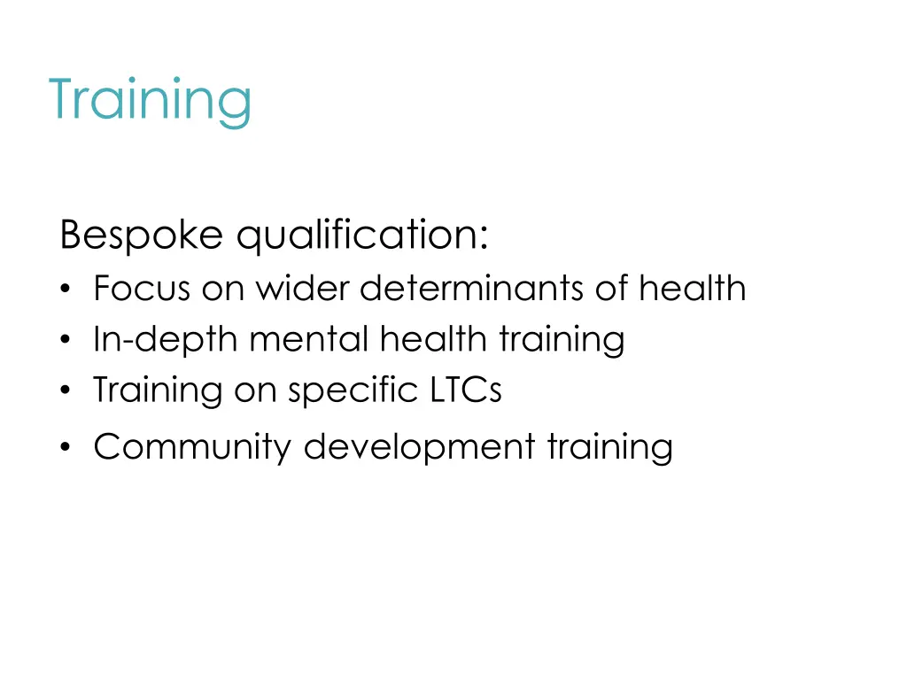 training 1