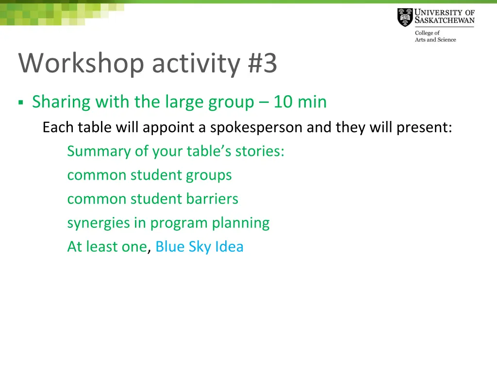 workshop activity 3