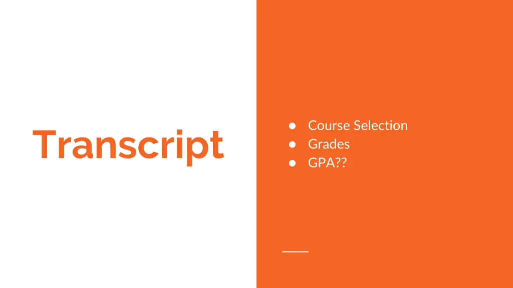 course selection grades gpa