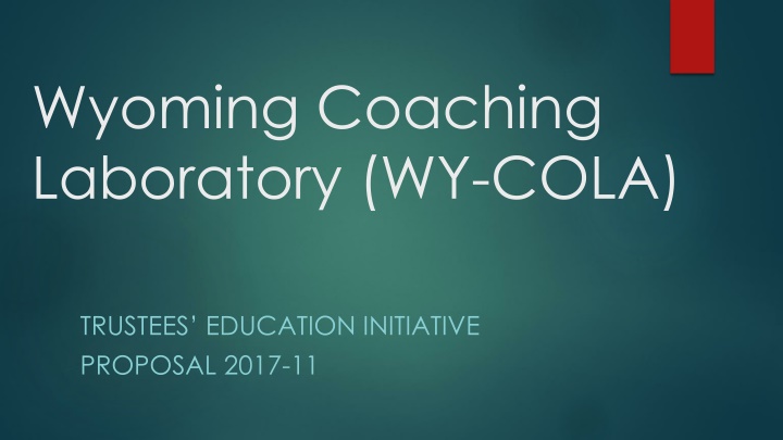 wyoming coaching laboratory wy cola