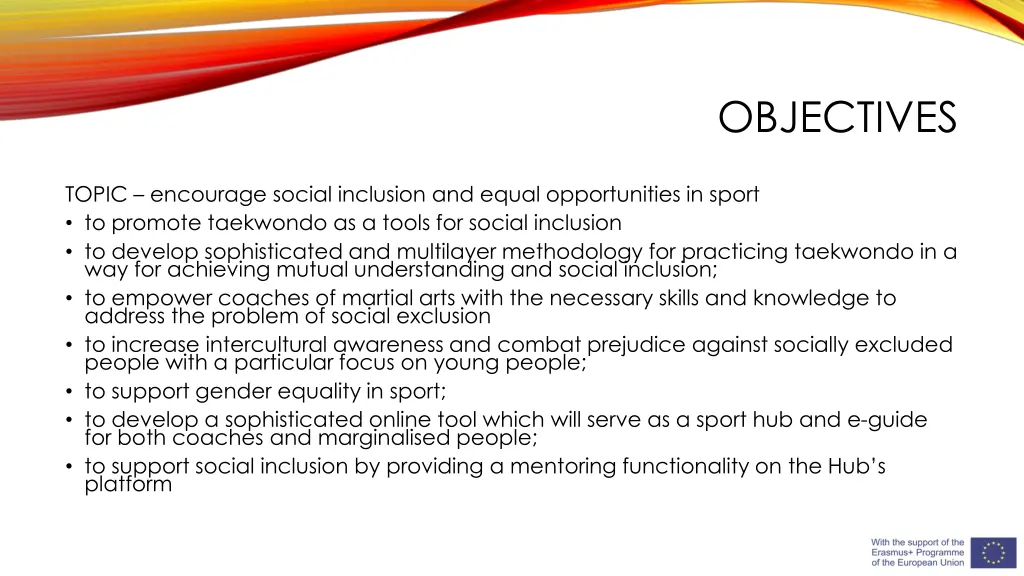 objectives