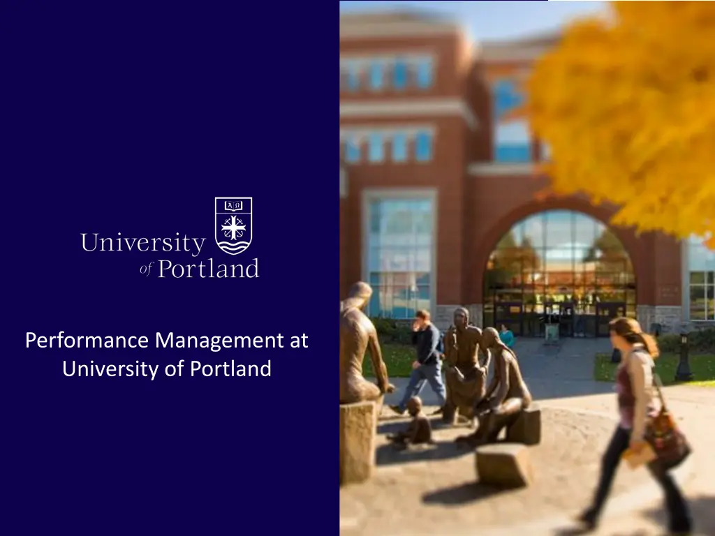 performance management at university of portland