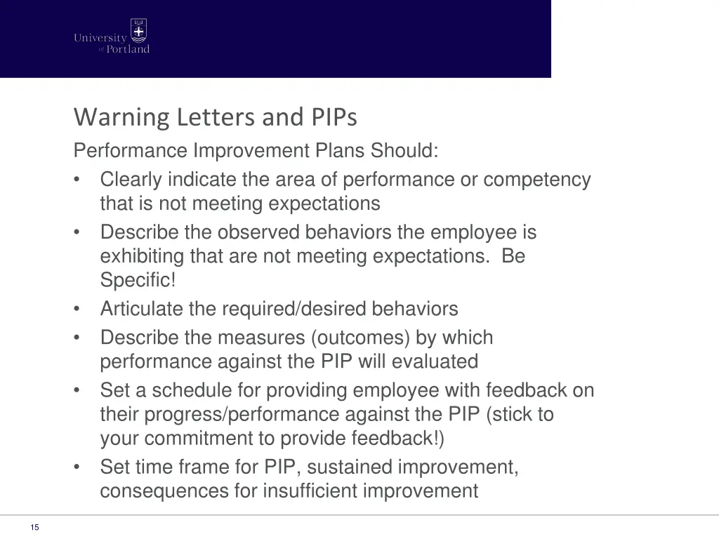 warning letters and pips performance improvement 2