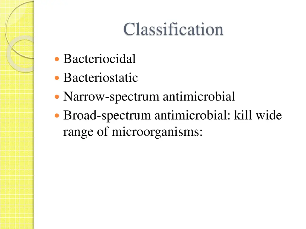 classification