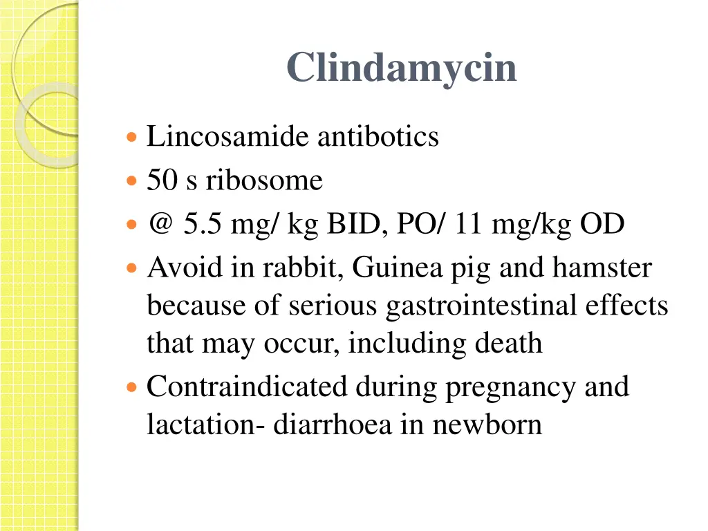 clindamycin