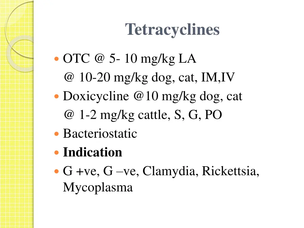 tetracyclines
