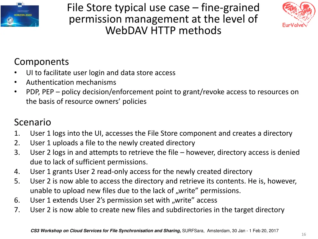 file store typical use case fine grained