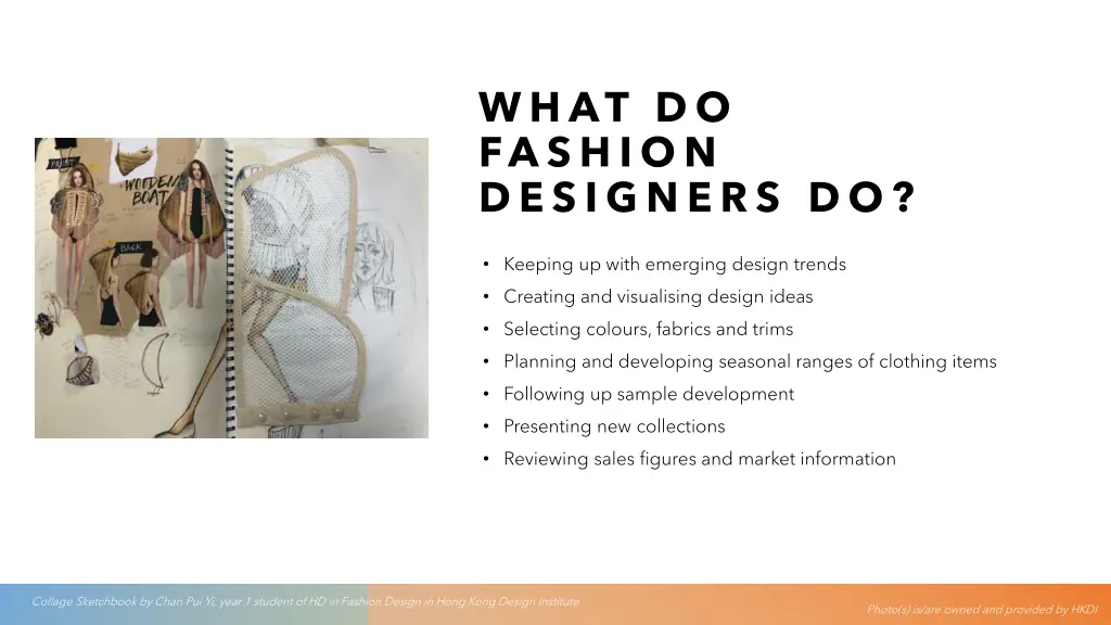 what do fashion designers do