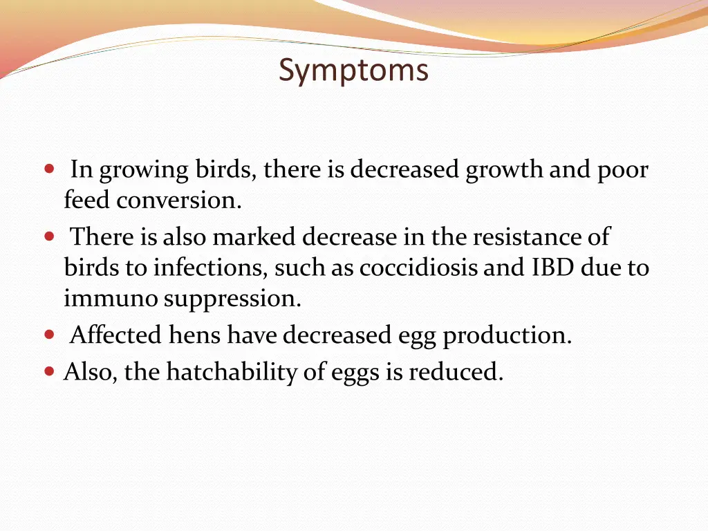 symptoms