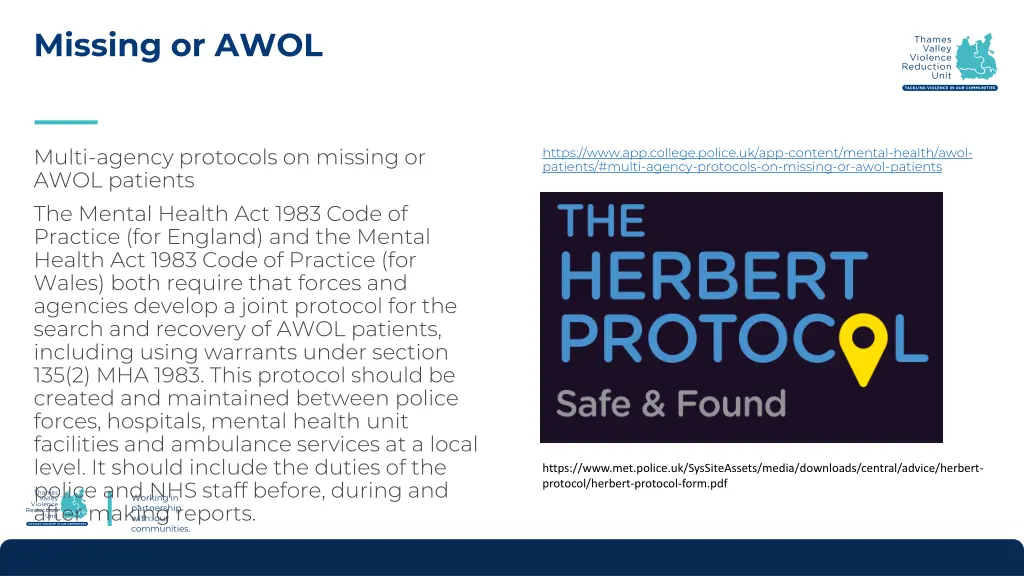 missing or awol