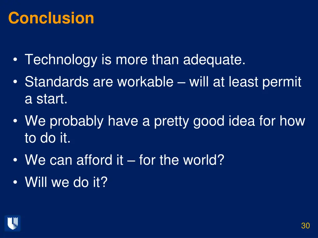 conclusion