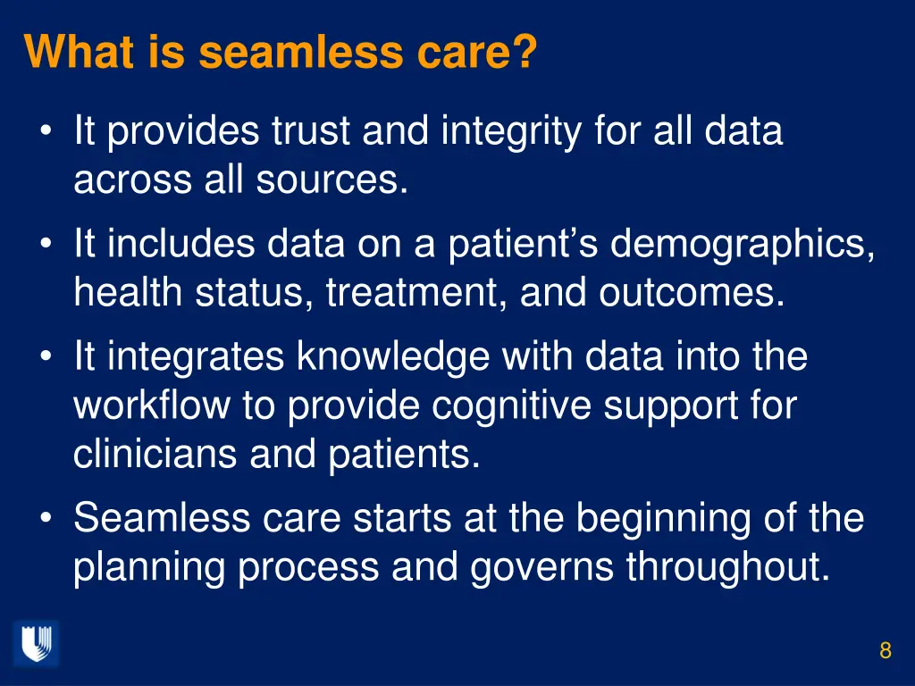 what is seamless care 2