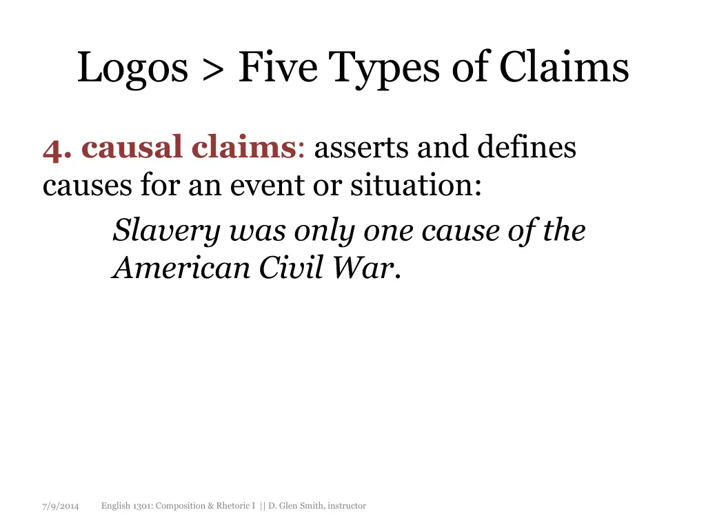 logos five types of claims 3