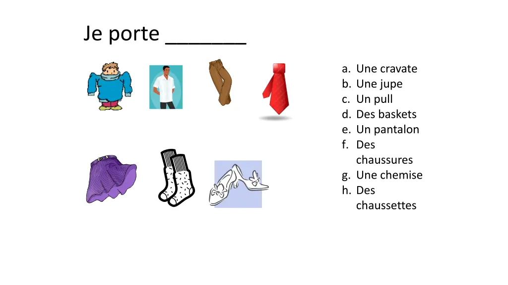 je porte 5