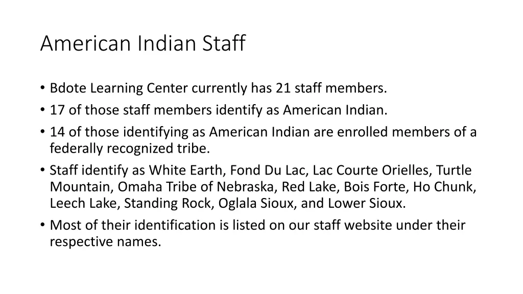 american indian staff
