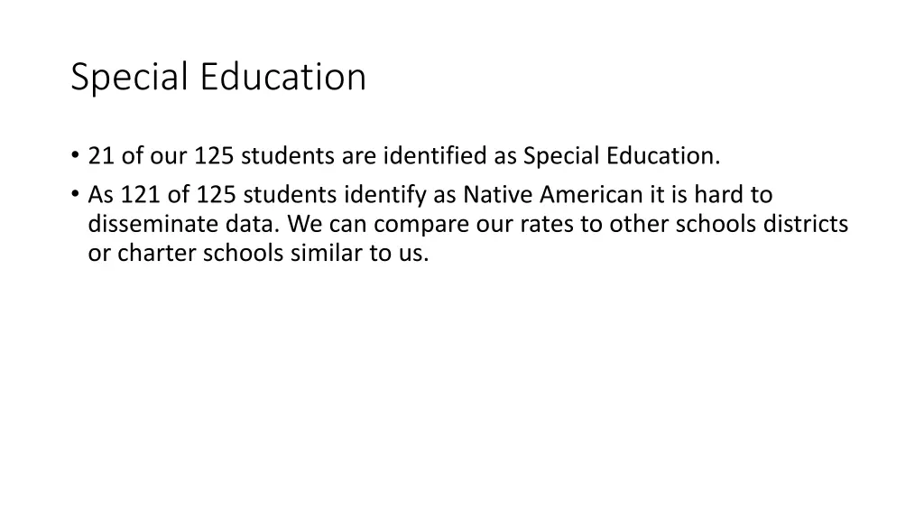 special education