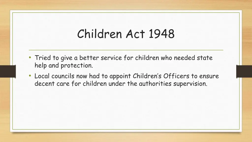 children act 1948