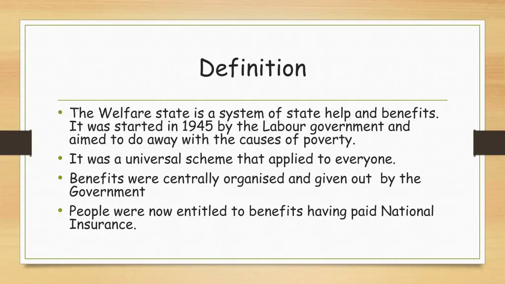 definition