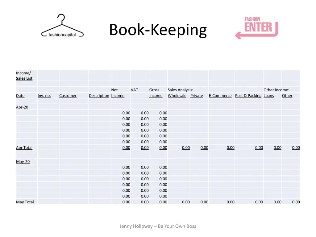 book keeping 1