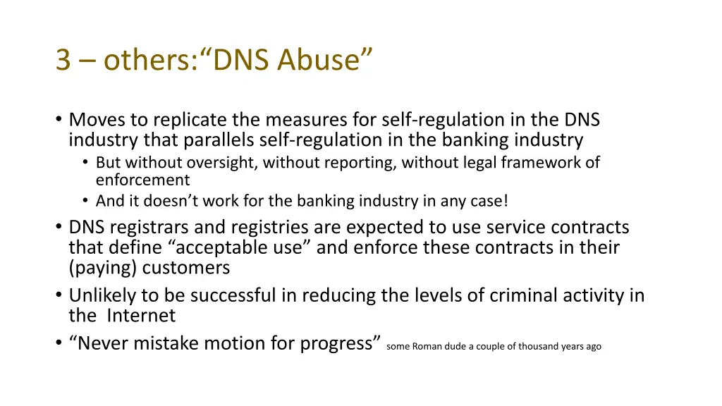 3 others dns abuse