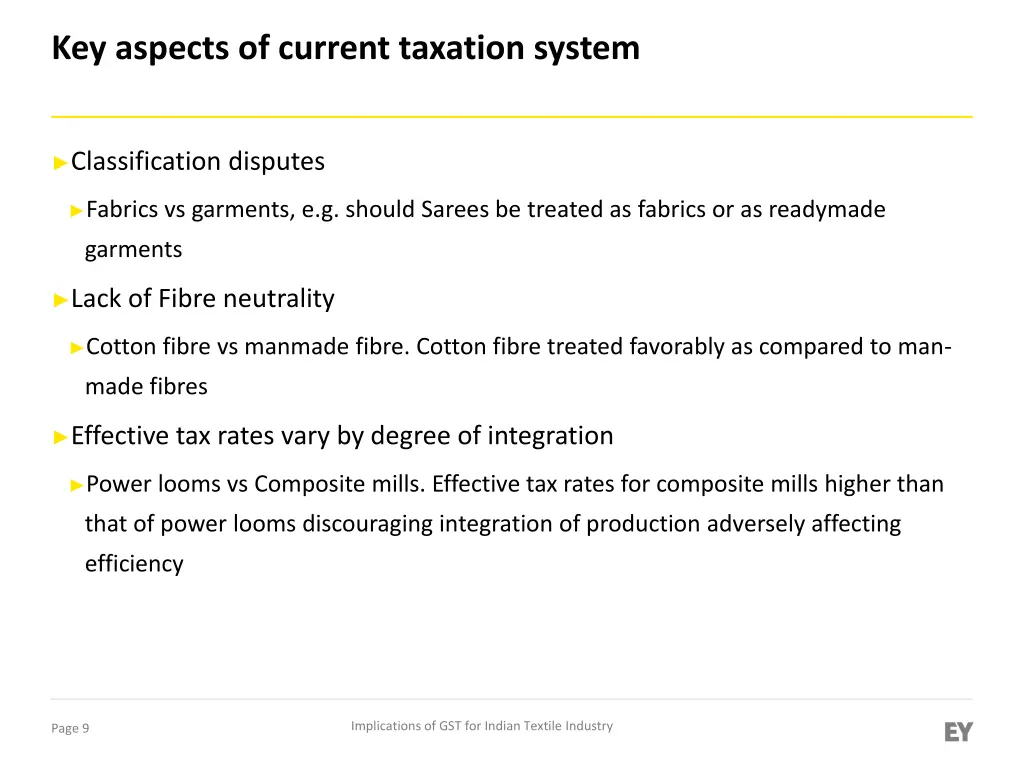 key aspects of current taxation system 1