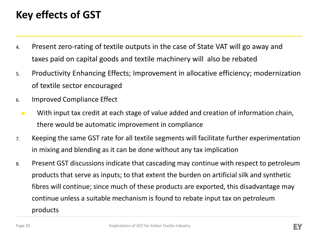key effects of gst 2