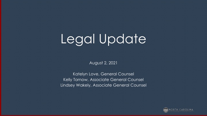 legal update