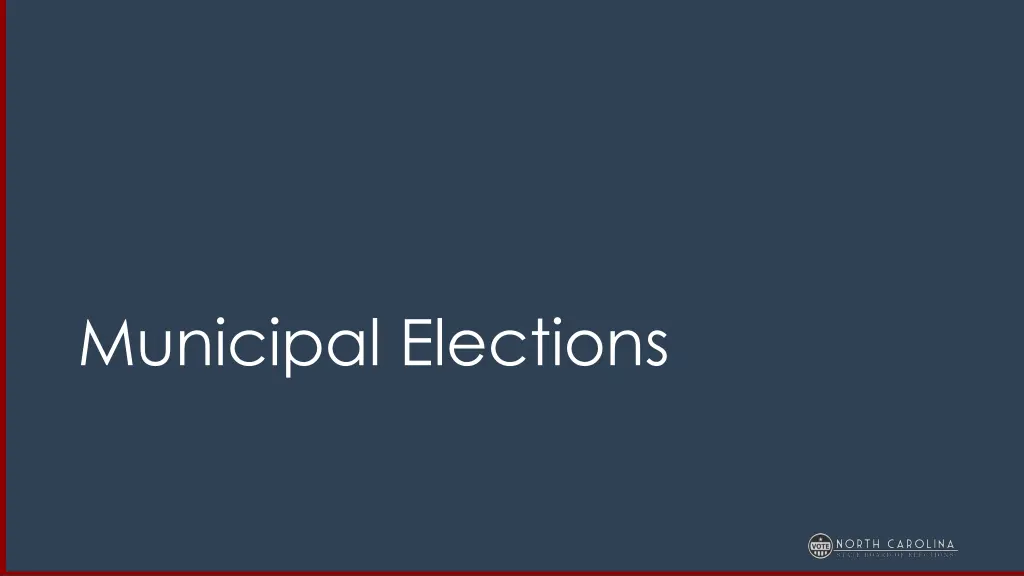 municipal elections