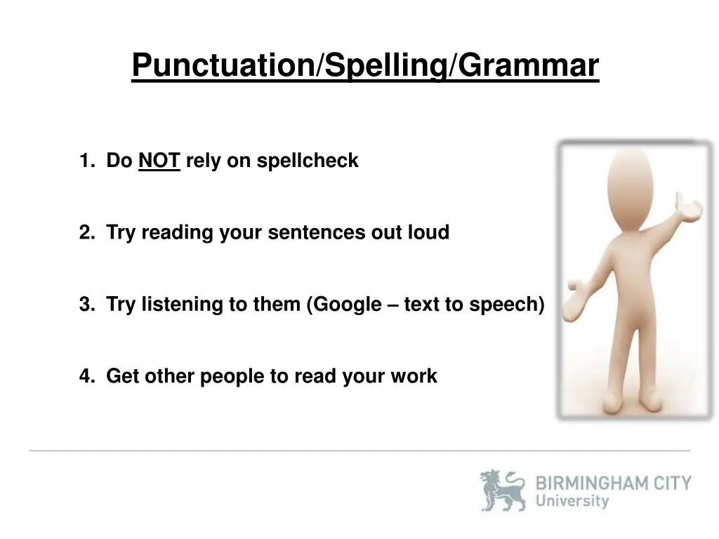 punctuation spelling grammar