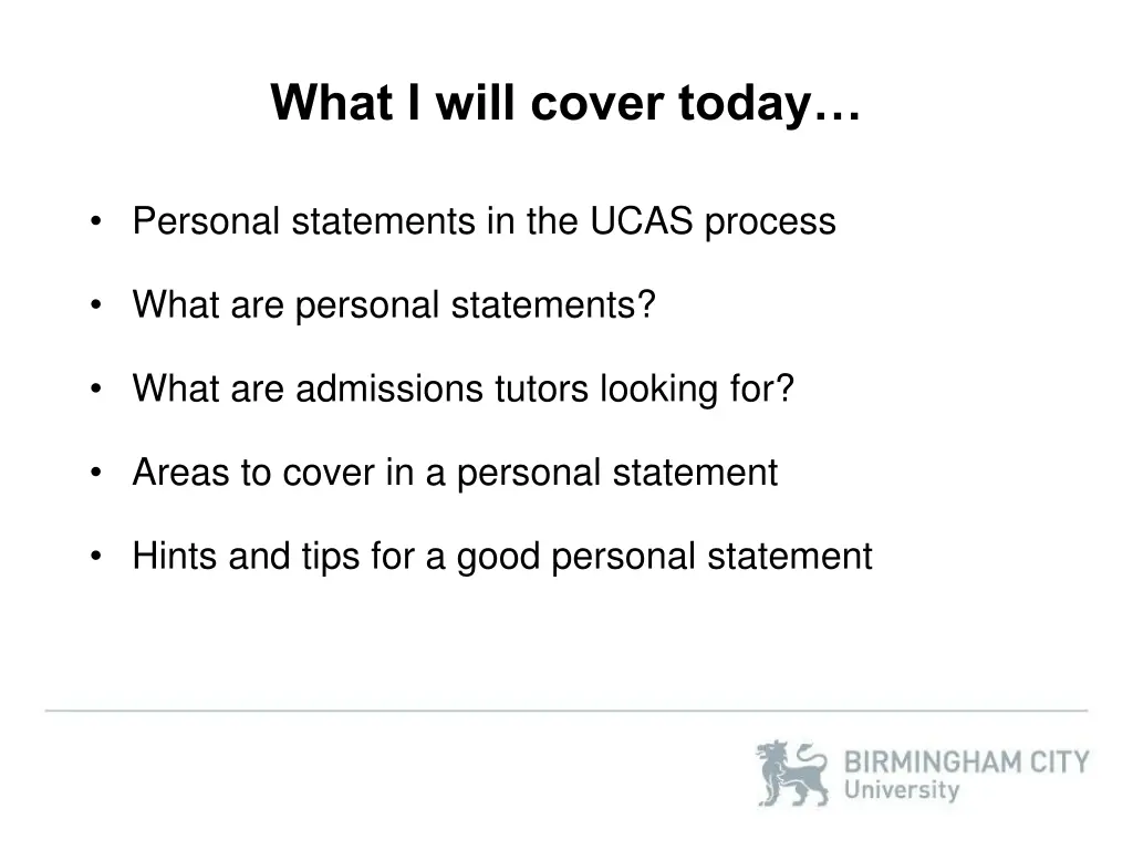 what i will cover today