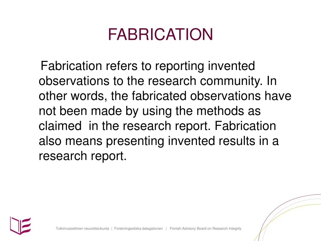 fabrication