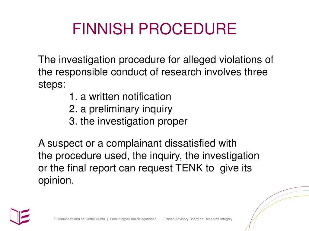 finnish procedure 1