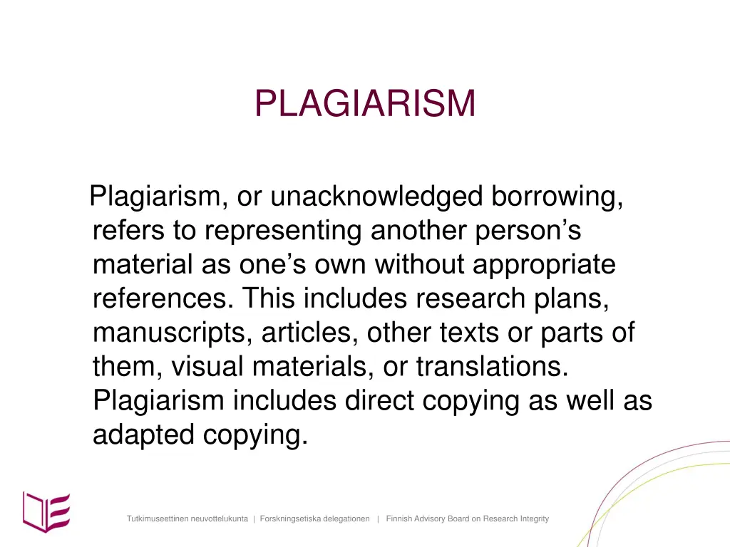 plagiarism