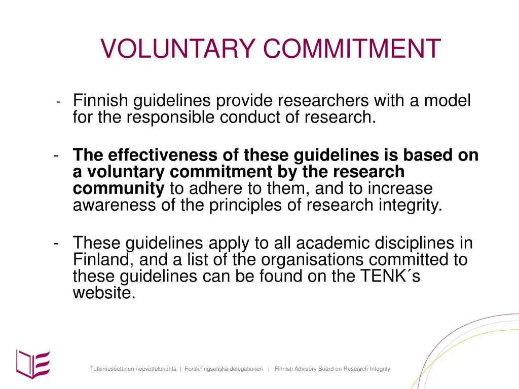 voluntary commitment
