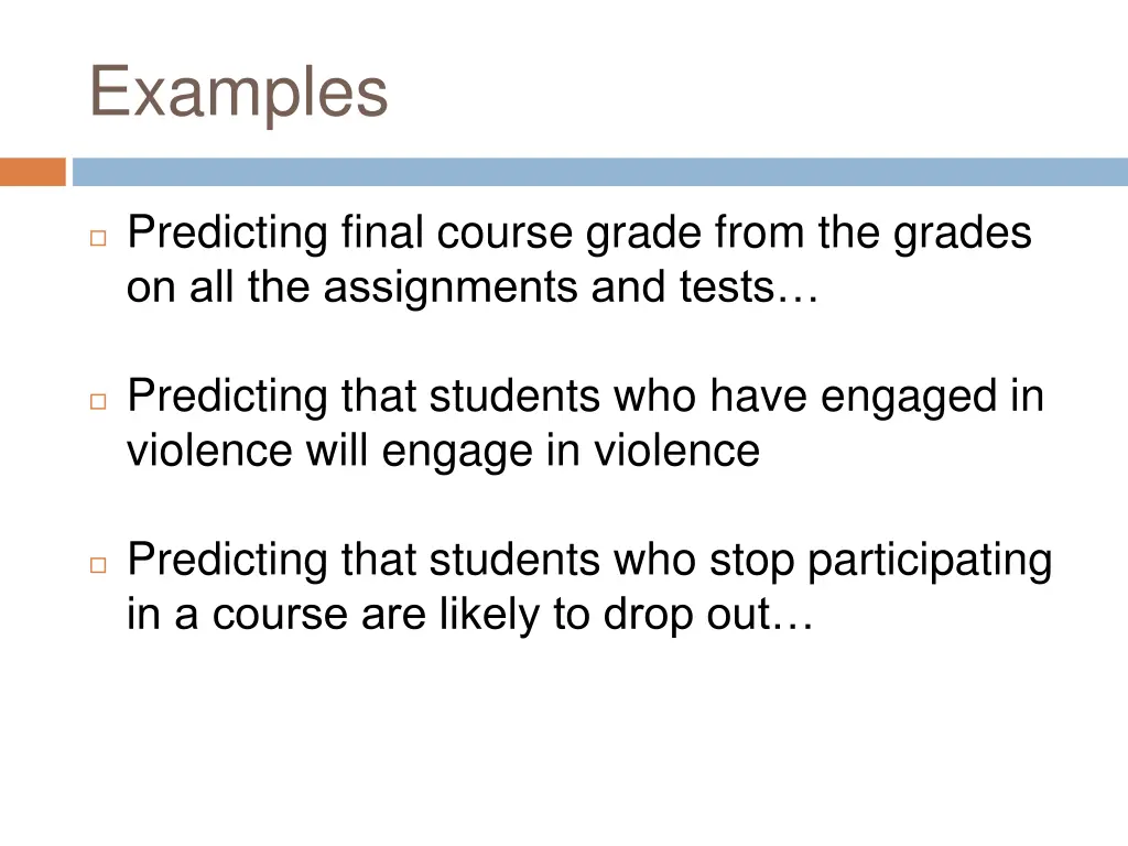 examples